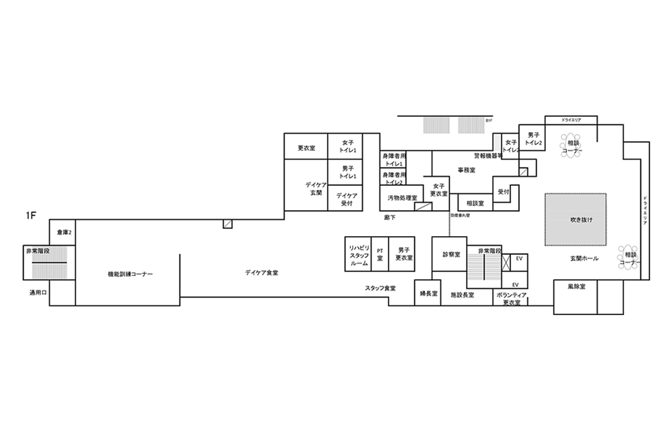 1F フロアマップ
